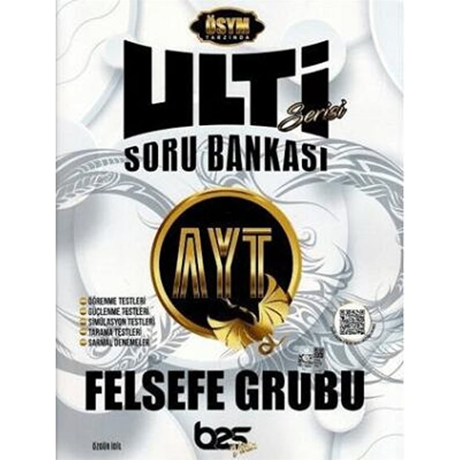 Bes Yayınları AYT Felsefe Grubu Ulti Serisi Soru Bankası