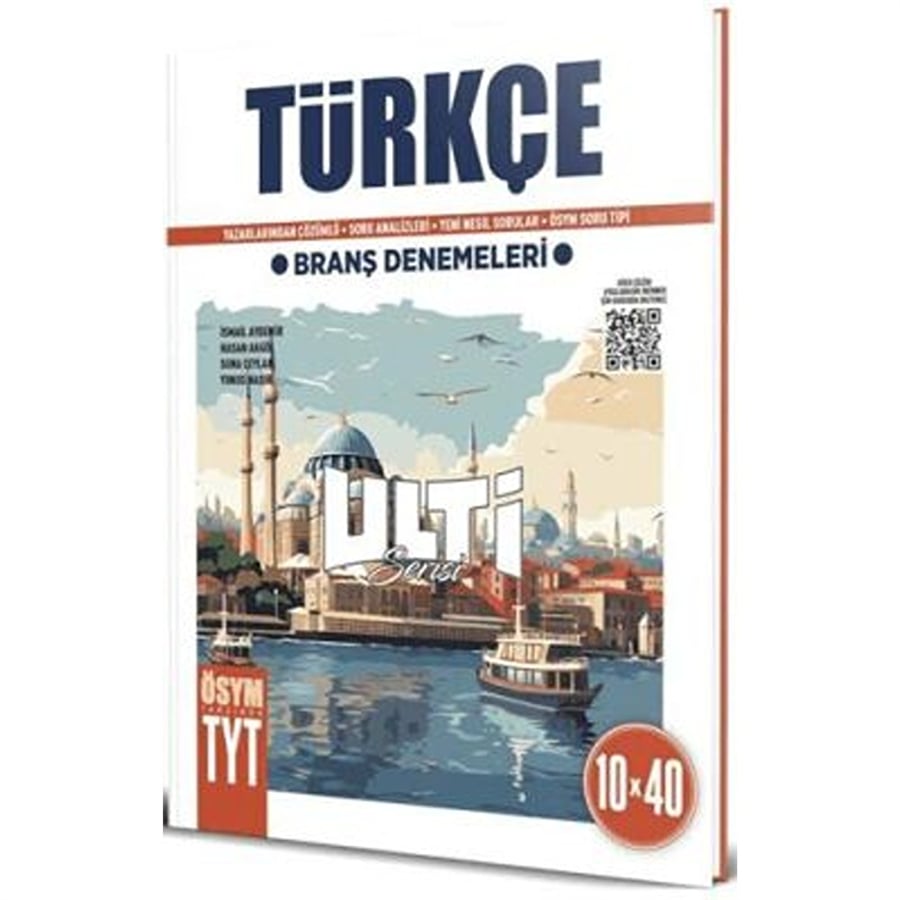 Bes Yayınları TYT Türkçe Ulti Serisi 10 x 40 Branş Denemeleri