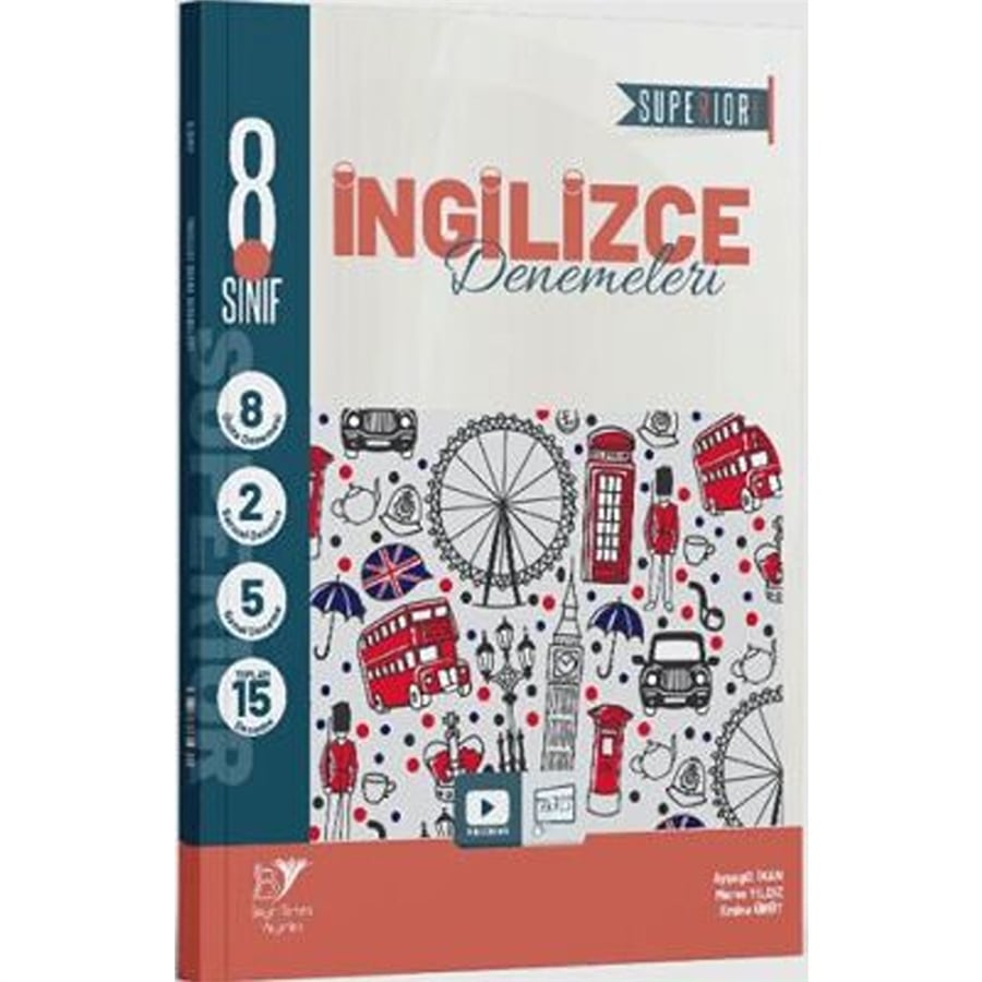 Beyin Takımı Yayınları 8. Sınıf LGS İngilizce Superıor 15 li Deneme