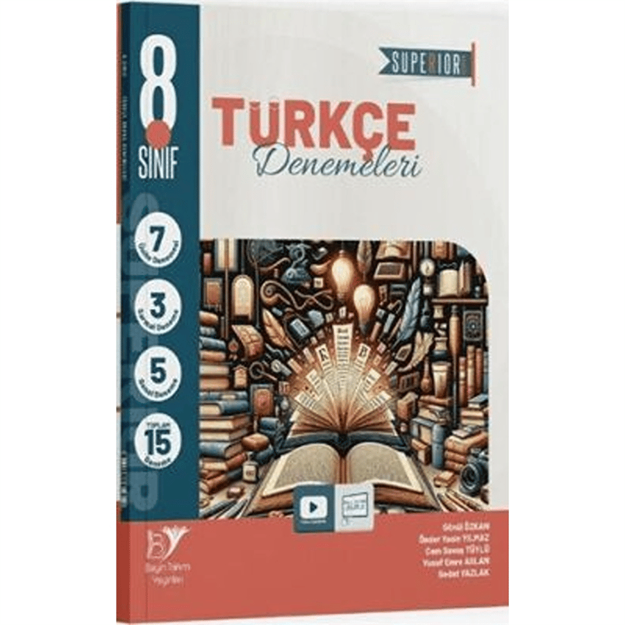 Beyin Takımı Yayınları 8. Sınıf LGS Türkçe Superıor 15 li Deneme