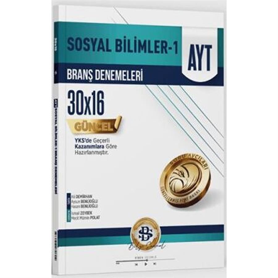 Bilgi Sarmal AYT Sosyal Bilimler 1 30 x 16 Branş Denemeleri
