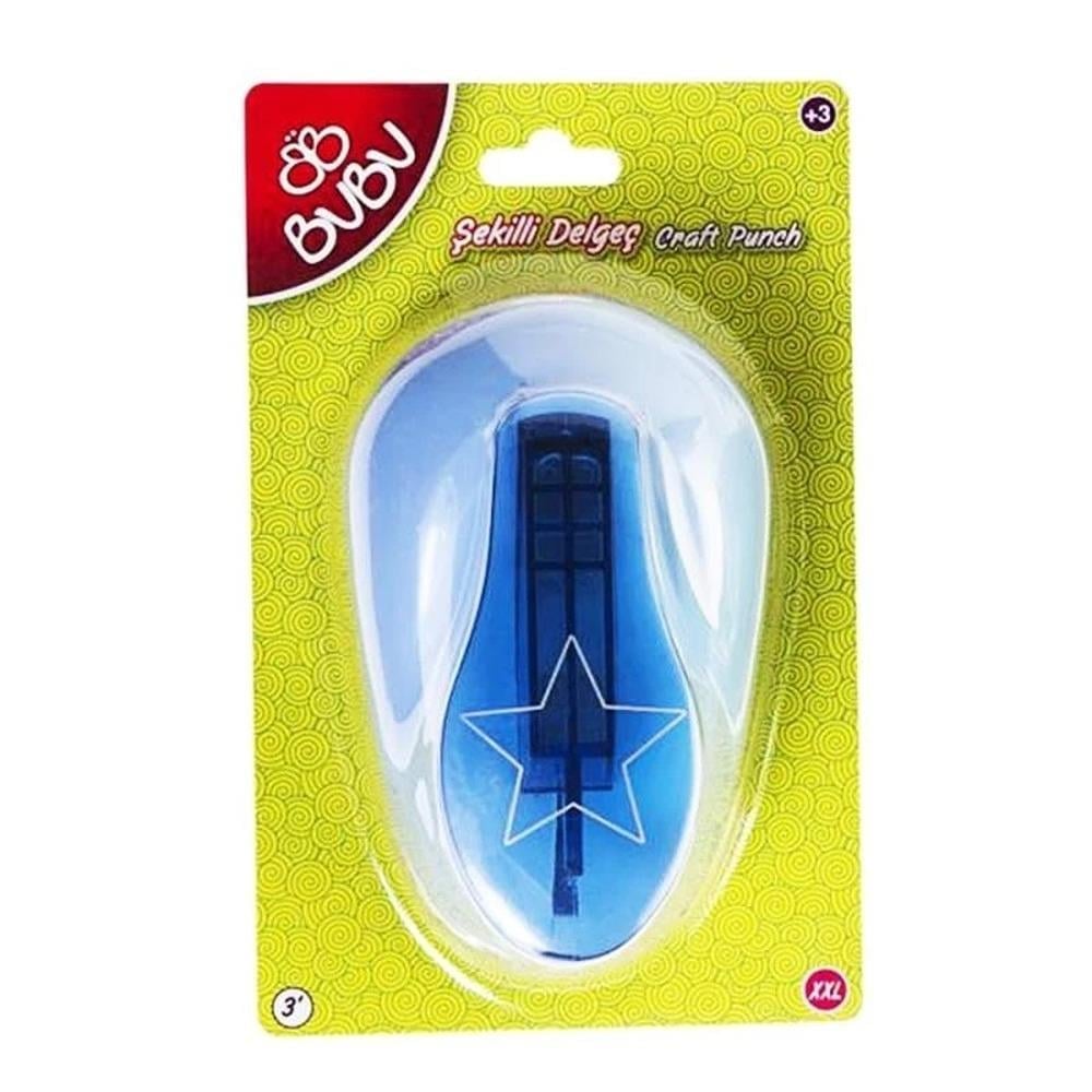 Bubu Büyük Şekilli Delgeç Yıldız Xxl Basım Çapı 7.6 Cm