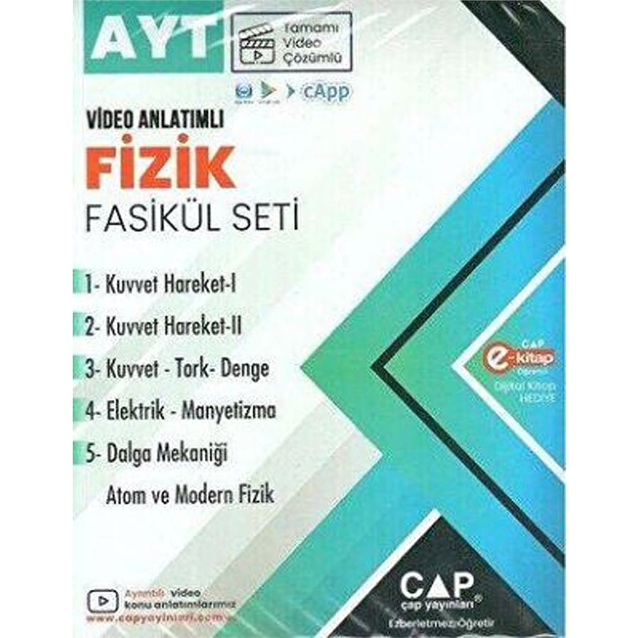 Çap Yayınları AYT Fizik Seti