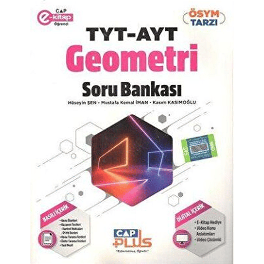 Çap Yayınları TYT AYT Geometri Plus Soru Bankası