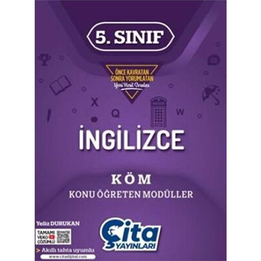 Çita Yayınları 5. Sınıf İngilizce Konu Öğreten Modüller