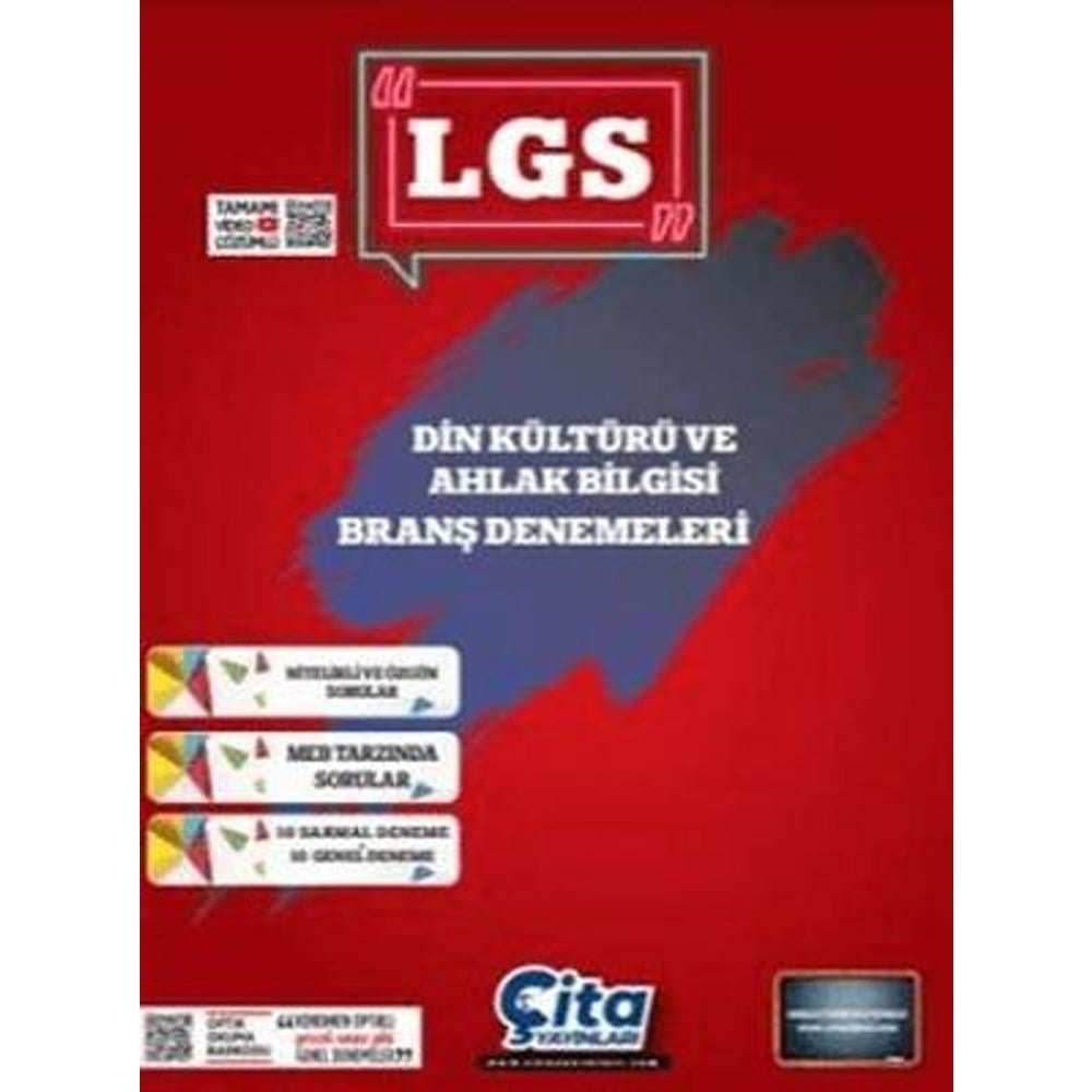 Çıta Yayınları 8. Sınıf Din Kültürü Deneme LGS