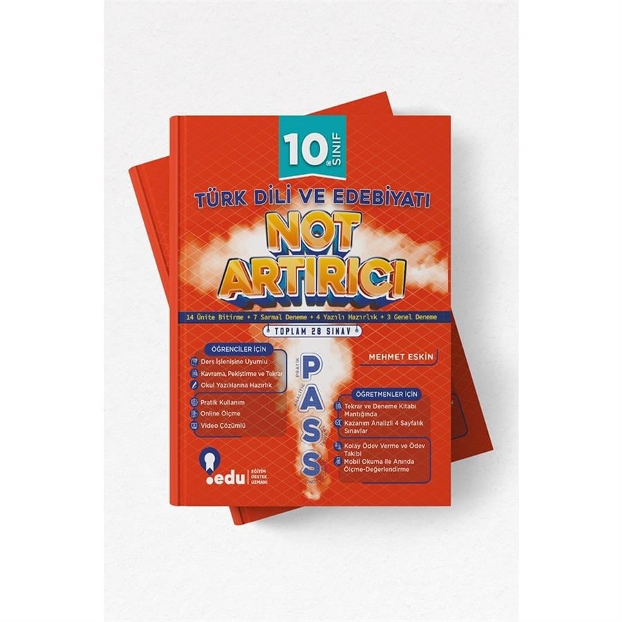 Edu Yayınları 10.Sınıf Türk Dili ve Ed. PASS Not Artırıcı