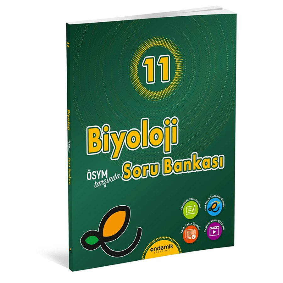Endemik Yayınları 11.Sınıf Biyoloji Soru Bankası- Yeni