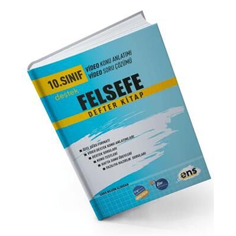 ENS Yayınları 10. Sınıf Felsefe Defter Kitap