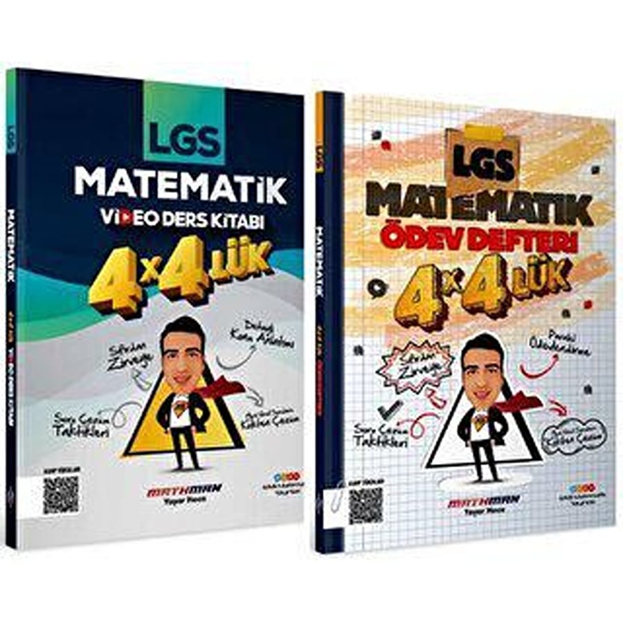 Etkili Matematik Yayınları 8. Sınıf LGS Matematik 4 4 lük Video Ders Kitabı + Ödev Defteri