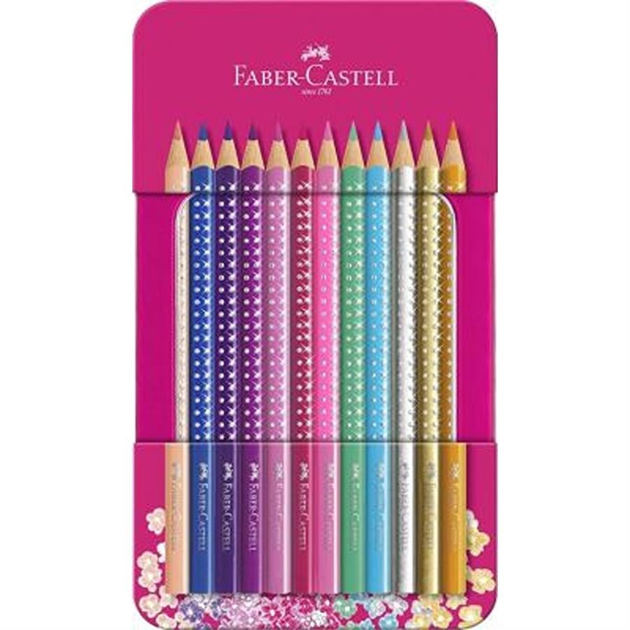 Faber-Castell Parlak Renkler Boya Kalemi 12 Renk