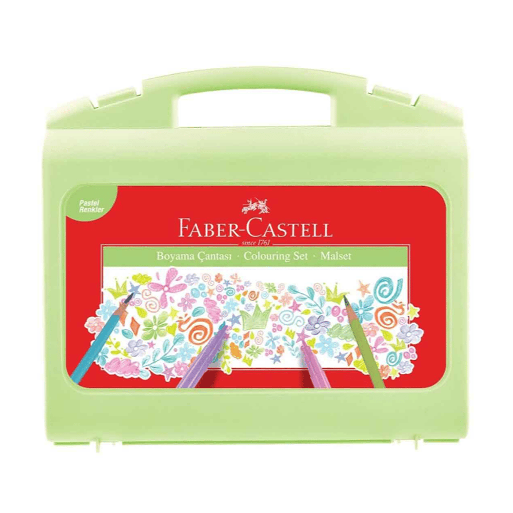 Faber-Castell Pastel Renkler Boyama Çantası Pastel Renkler 34 Parça