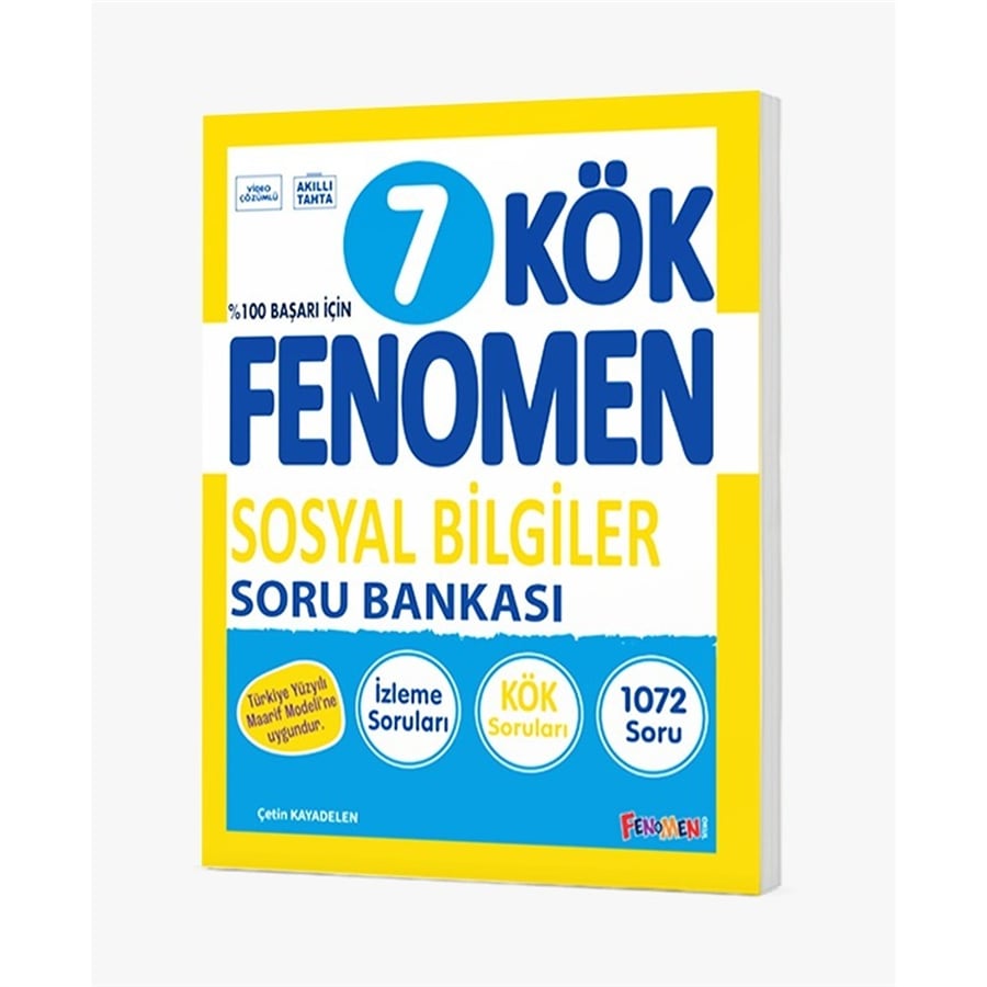 Fenomen Yayıncılık 7. Sınıf KÖK Sosyal Bilgiler Soru Bankası (2026-2027 Güncel Baskı)