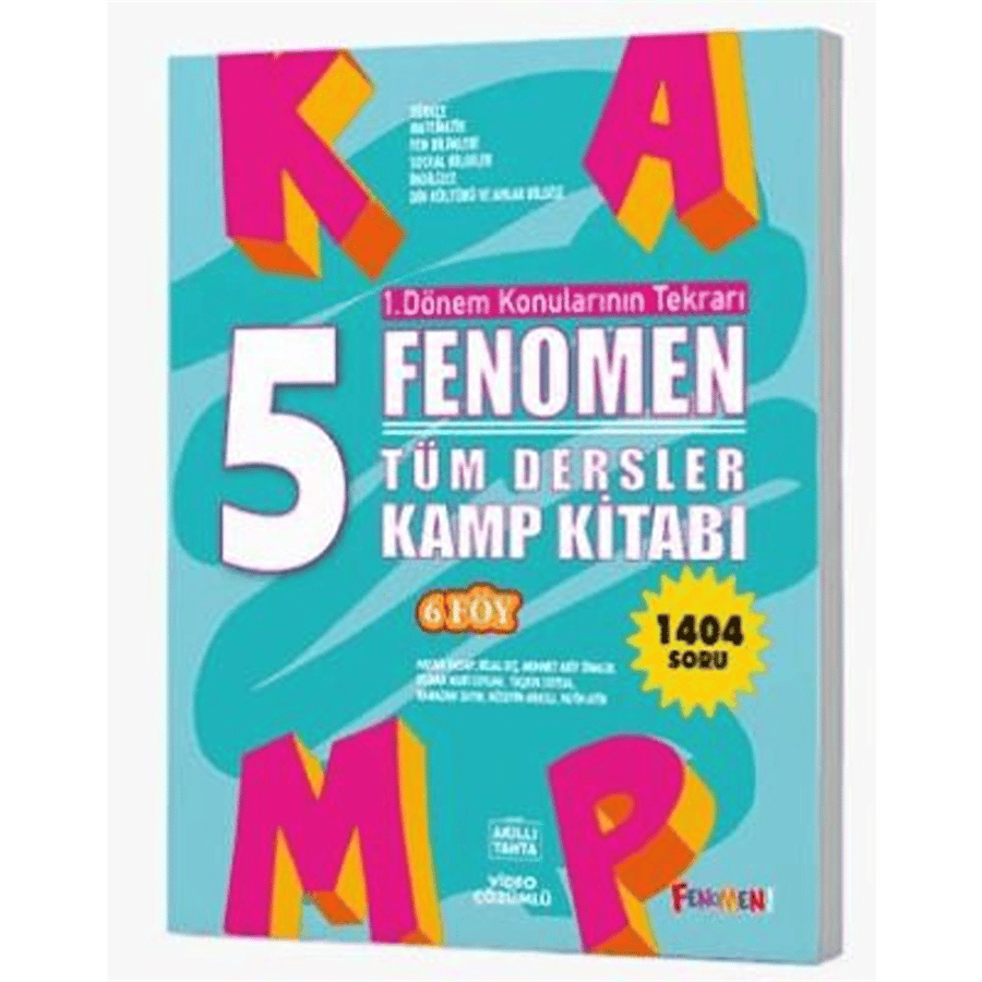 Fenomen Yayınları 5. Sınıf Fenomen Tüm Dersler Kamp Kitabı
