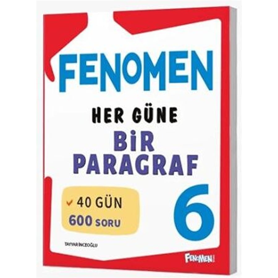 Fenomen Yayınları 6. Sınıf Her Güne Bir Paragraf