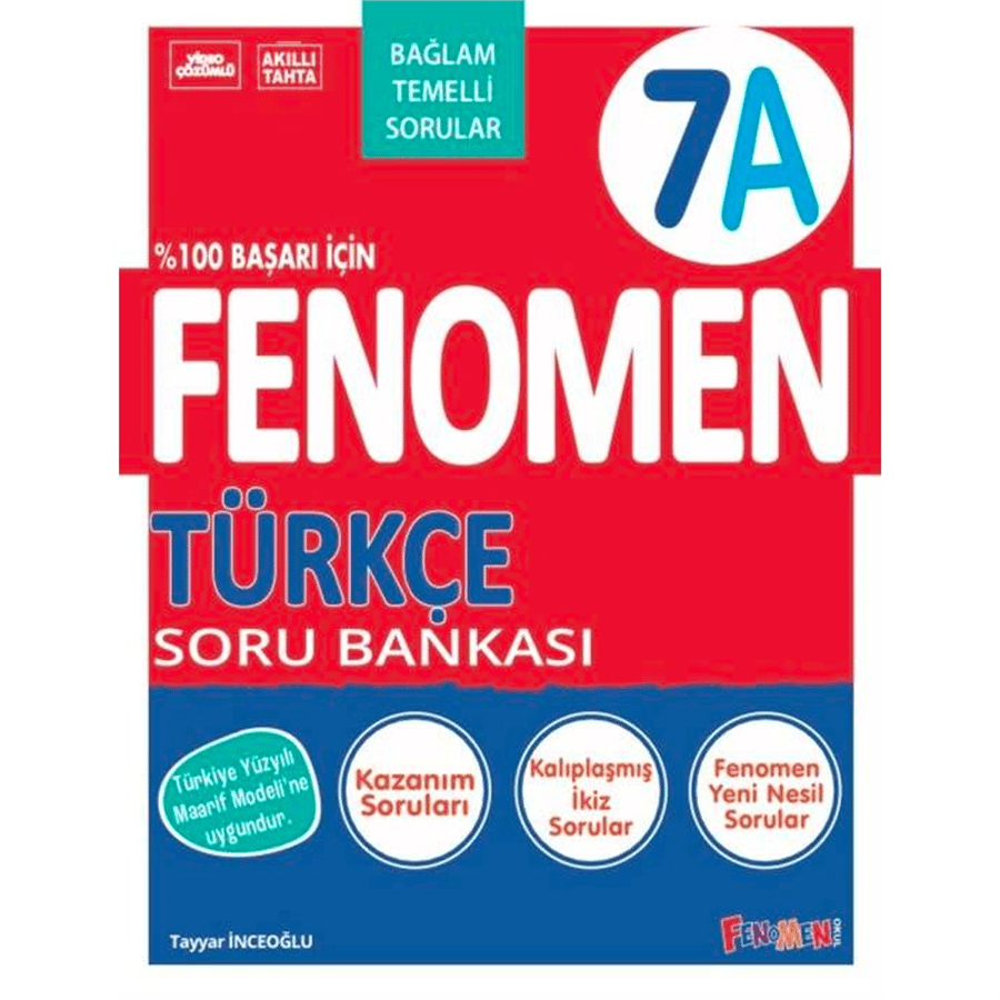 Fenomen Yayınları 7. Sınıf Türkçe A Soru Bankası (2026-2027 Güncel Baskı)