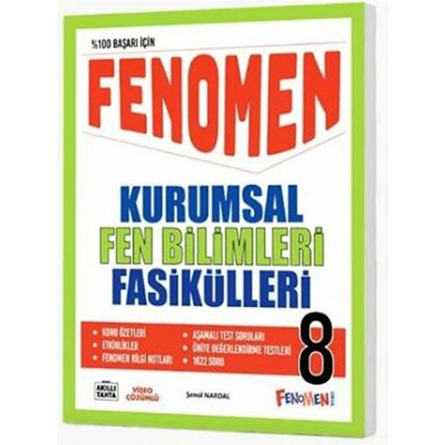 Fenomen Yayınları 8. Sınıf Kurumsal Fen Bilimleri Fasikülleri