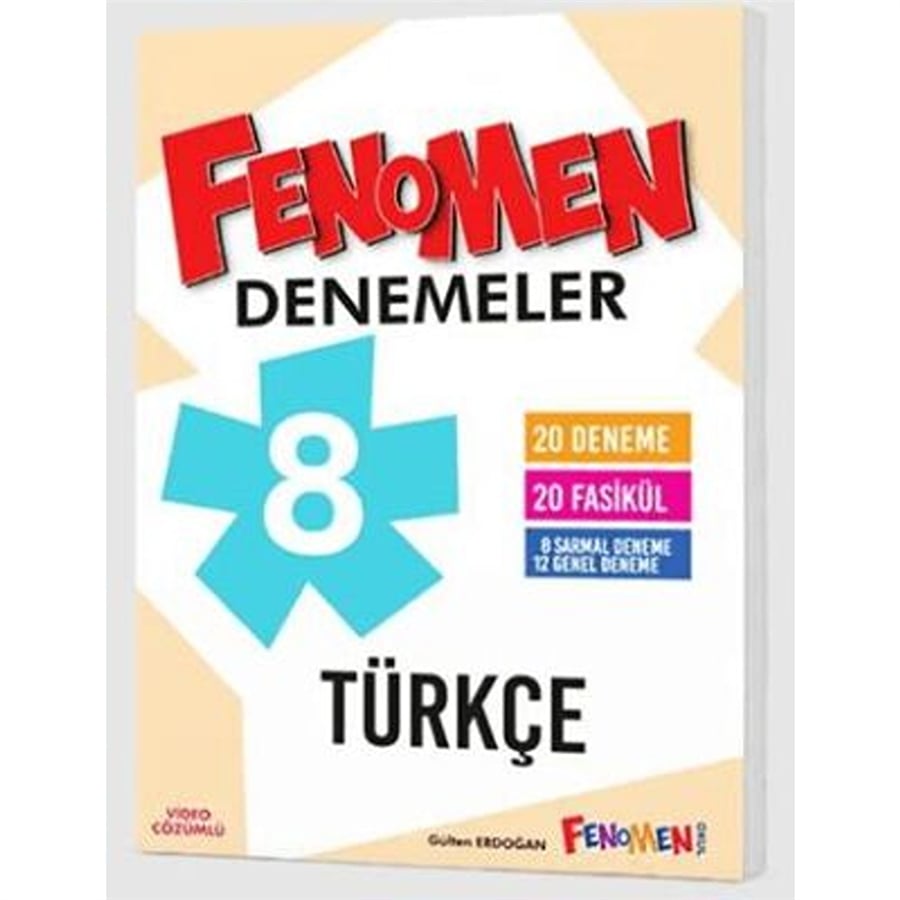 Fenomen Yayınları 8. Sınıf Türkçe Fenomen 20`li Deneme