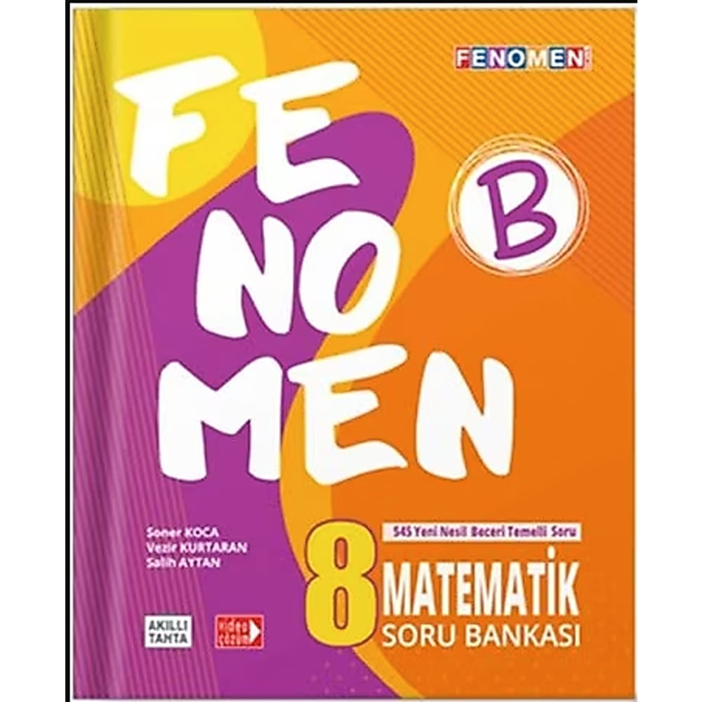Fenomen Yayınları 8. Sınıf LGS Fenomen Matematik Soru Bankası
