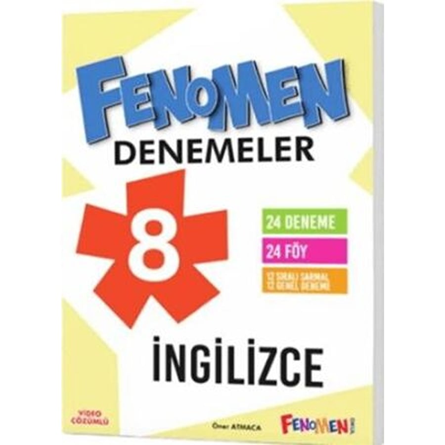 Fenomen Yayınları 8. Sınıf İngilizce Branş Denemeleri
