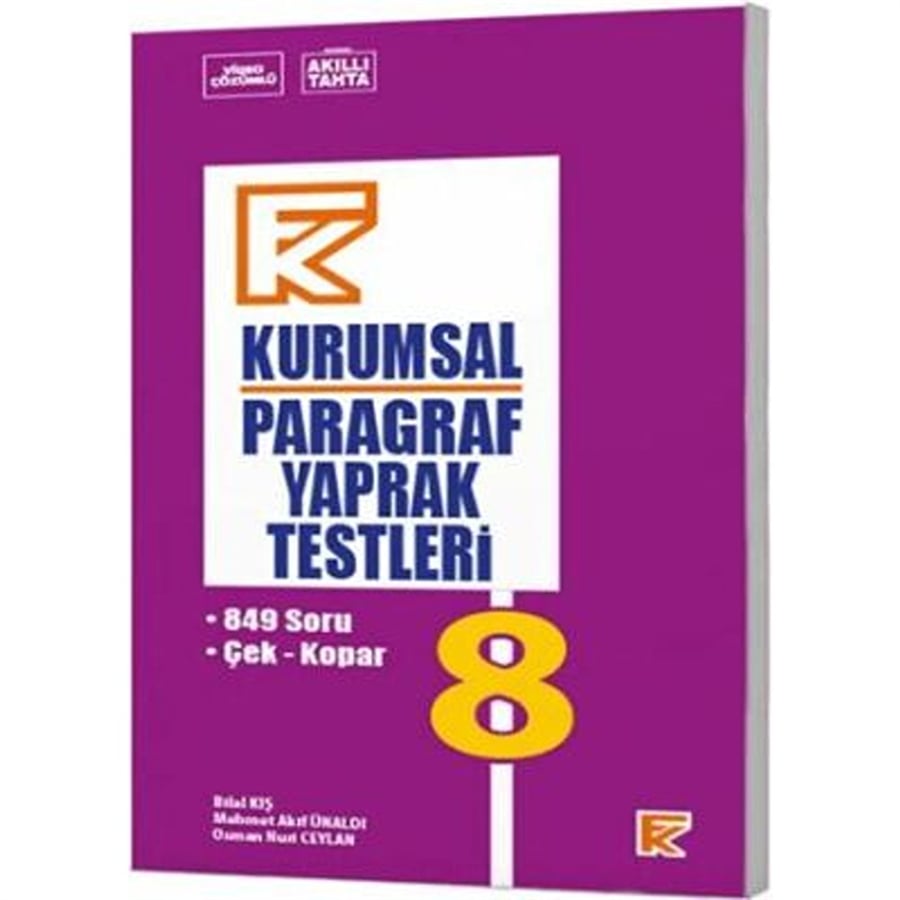 Fenomen Yayınları 8. Sınıf Paragraf Kurumsal FK Yaprak Test