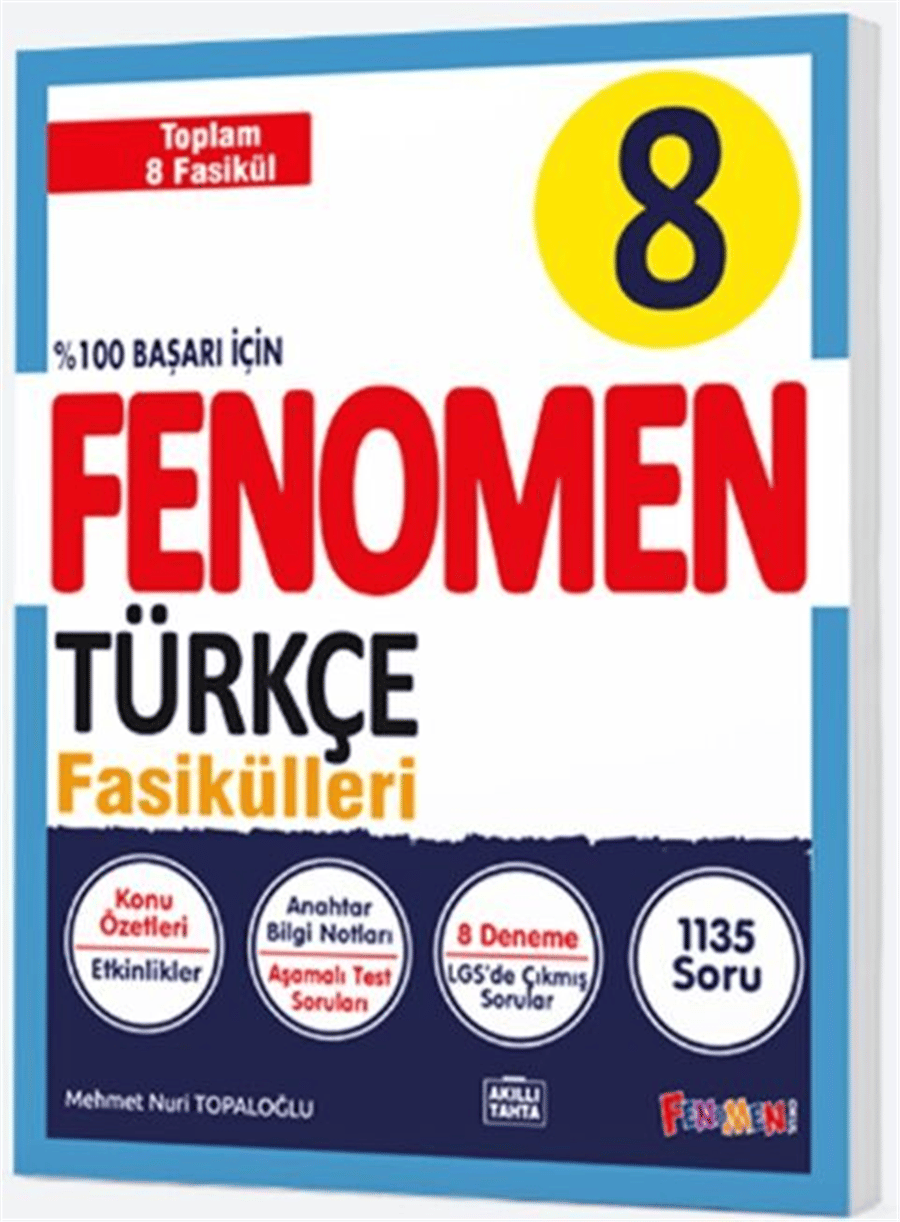 Fenomen Yayınları 8. Sınıf Türkçe Fasikülleri