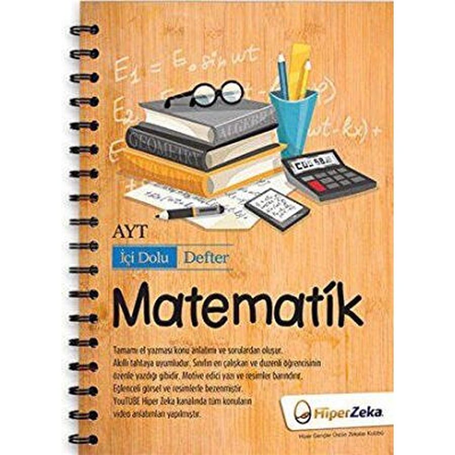 Hiper Zeka Yayınları AYT Matematik İçi Dolu Defter