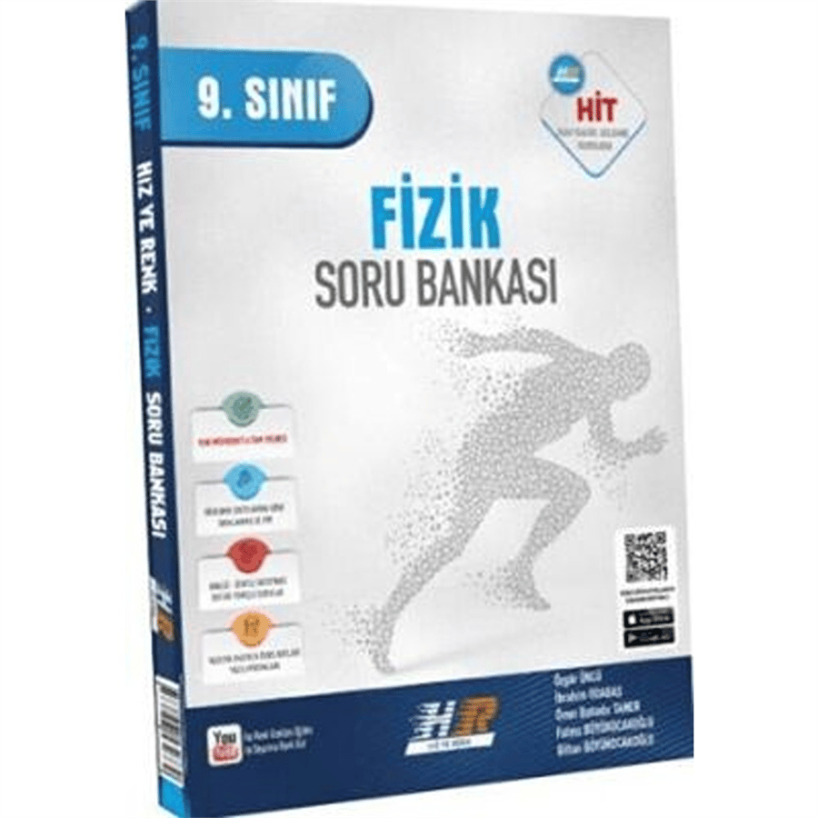 Hız ve Renk Yayınları 9. Sınıf Fizik HİT Soru Bankası