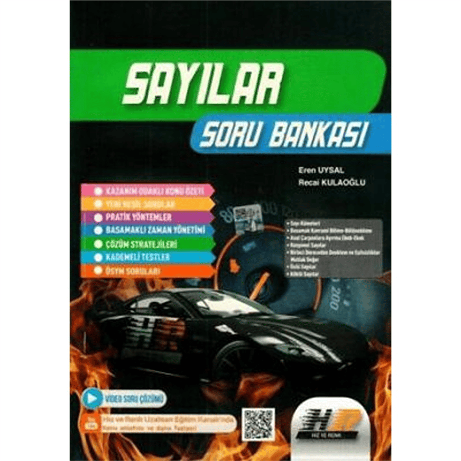 Hız ve Renk Yayınları Sayılar Soru Bankası