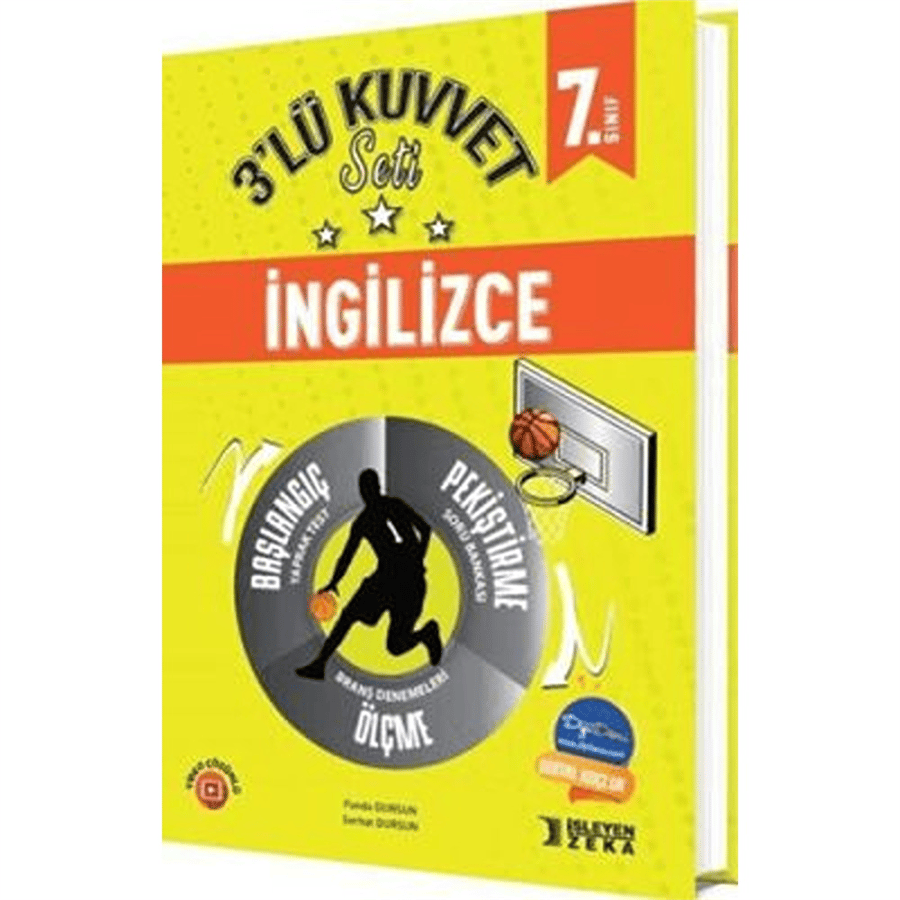 İşleyen Zeka Yayınları 7. Sınıf İngilizce 3 lü Kuvvet Serisi Seti