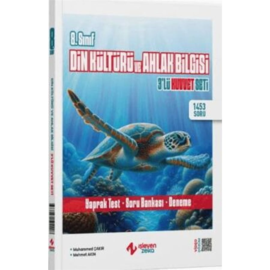 İşleyen Zeka Yayınları 8. Sınıf Din Kültürü ve Ahlak Bilgisi 3 lü Kuvvet Serisi Seti