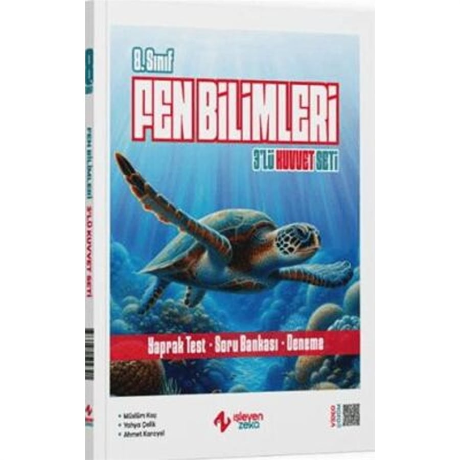 İşleyen Zeka Yayınları 8. Sınıf Fen Bilimleri 3lü Kuvvet Serisi Seti
