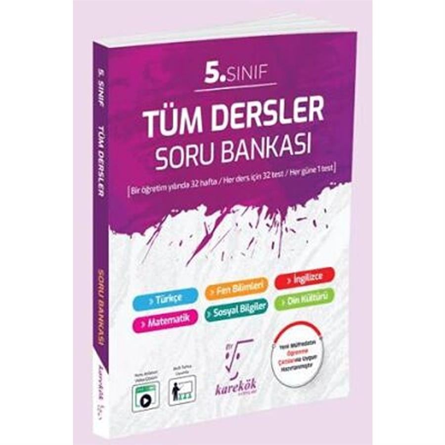 Karekök Yayınları 5. Sınıf Tüm Dersler Soru Bankası