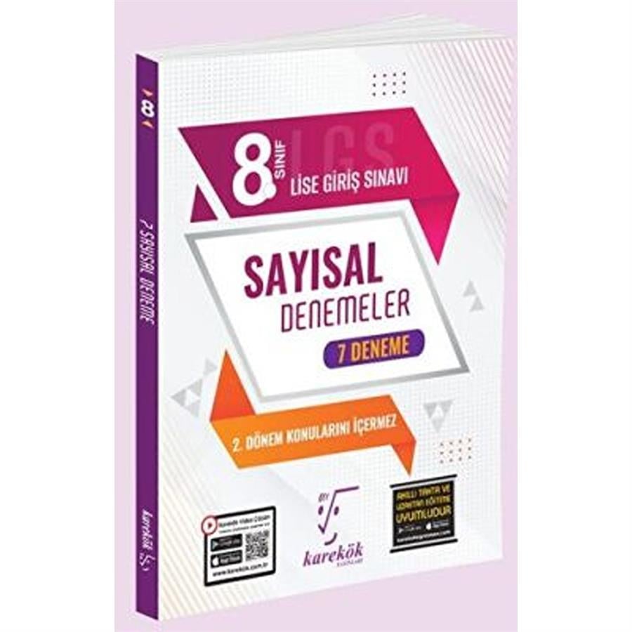 Karekök Yayınları 8. Sınıf LGS Sayısal 7 li Deneme