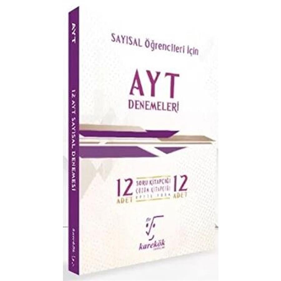 Karekök Yayınları AYT 12`li Deneme Seti - Sayısal Öğrenciler İçin