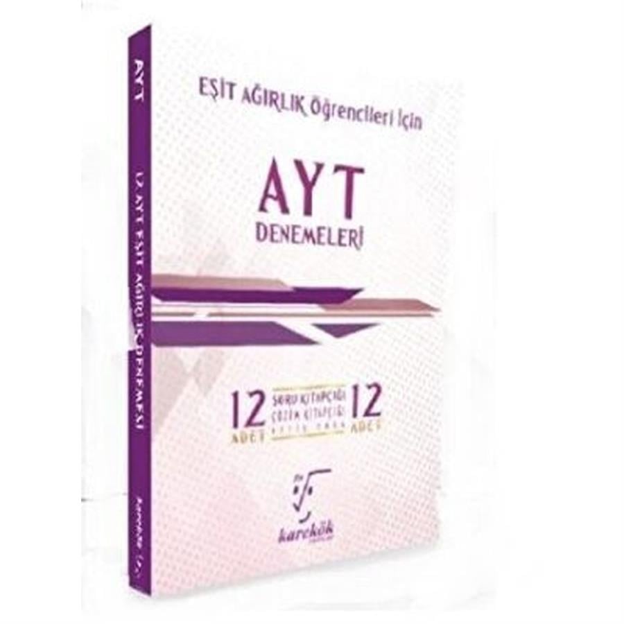 Karekök Yayınları AYT 12`li Deneme Seti - Eşit Ağırlık