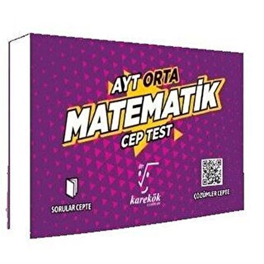 Karekök Yayınları AYT Cep Test Matematik Orta