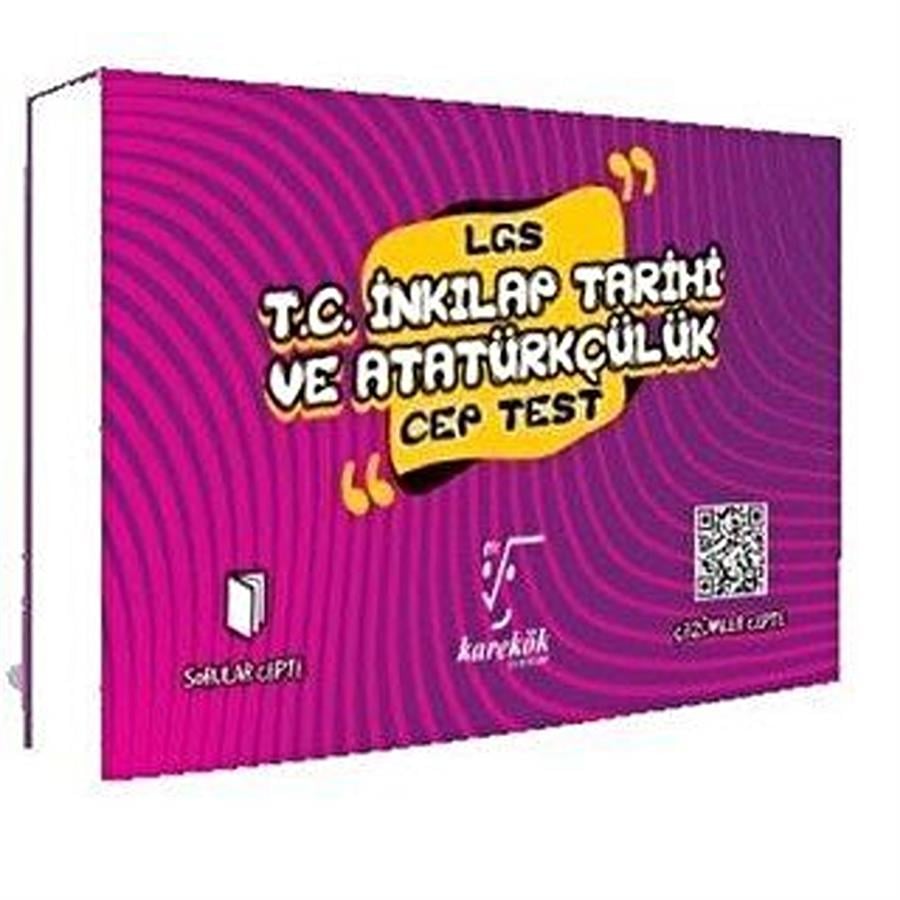 Karekök Yayınları LGS Cep Test T.C. İnkılap Tarihi ve Atatürkçülük