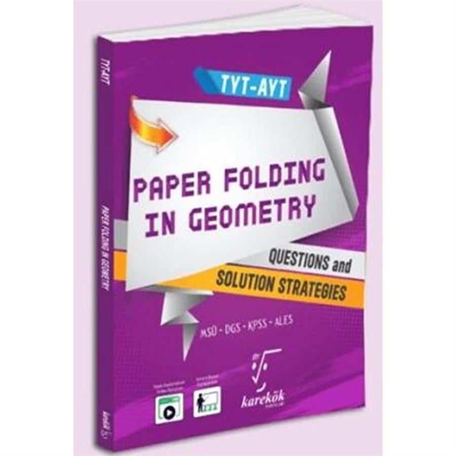 Karekök Yayınları TYT AYT Geometride Kağıt Katlama