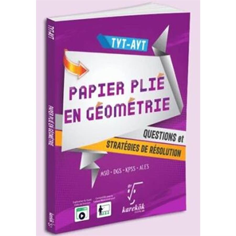 Karekök Yayınları TYT-AYT Geometride Kağıt Katlama