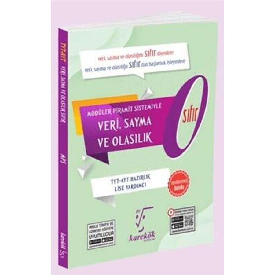 Karekök Yayınları TYT AYT Veri Sayma ve Olasılık Sıfır 0 Konu Anlatımı