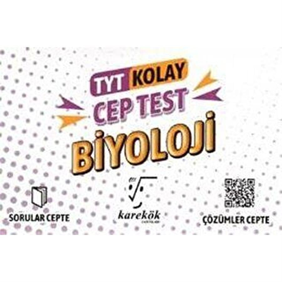 Karekök Yayınları TYT Cep Test Biyoloji Kolay