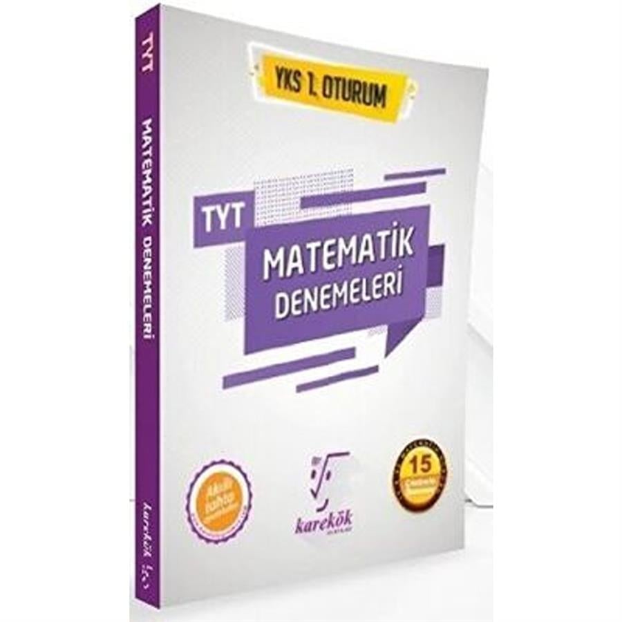 Karekök Yayınları TYT Matematik Denemeleri YKS 1. Oturum