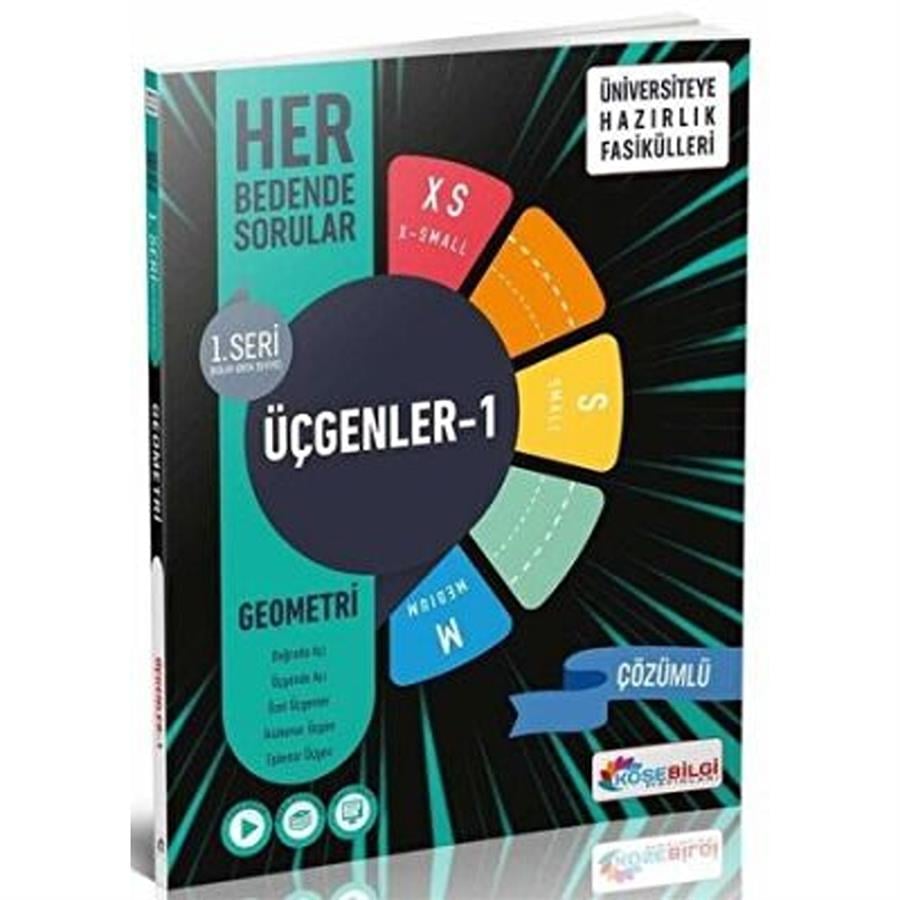Köşebilgi Yayınları Üniversiteye Hazırlık Fasikülleri Geometri 1. Seri Üçgenler