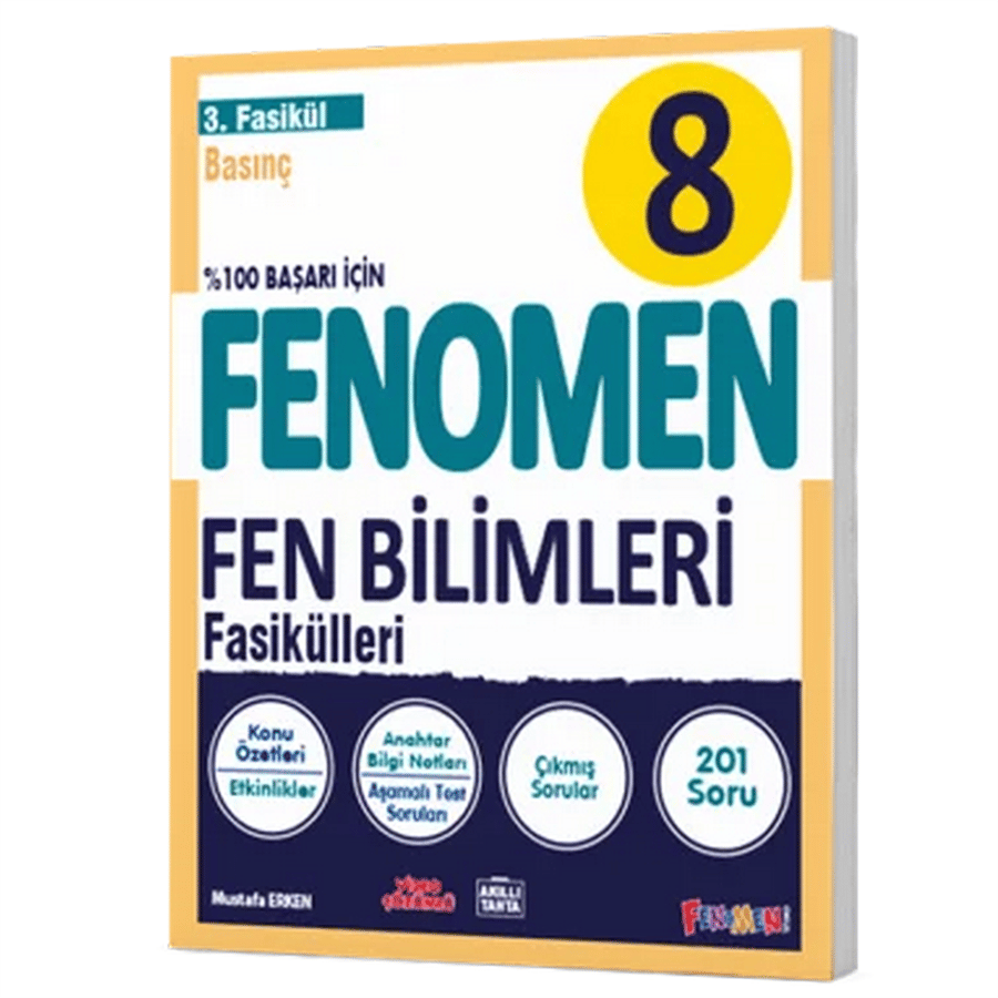 Kurmay Yayınları 8 FEN BİLİMLERİ 3.FASİKÜL (BASINÇ)