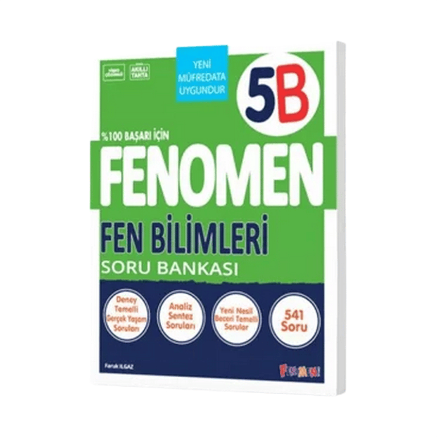 Kurmay Yayınları FENOMEN 5 FEN BİLİMLERİ SORU BANKASI (B)