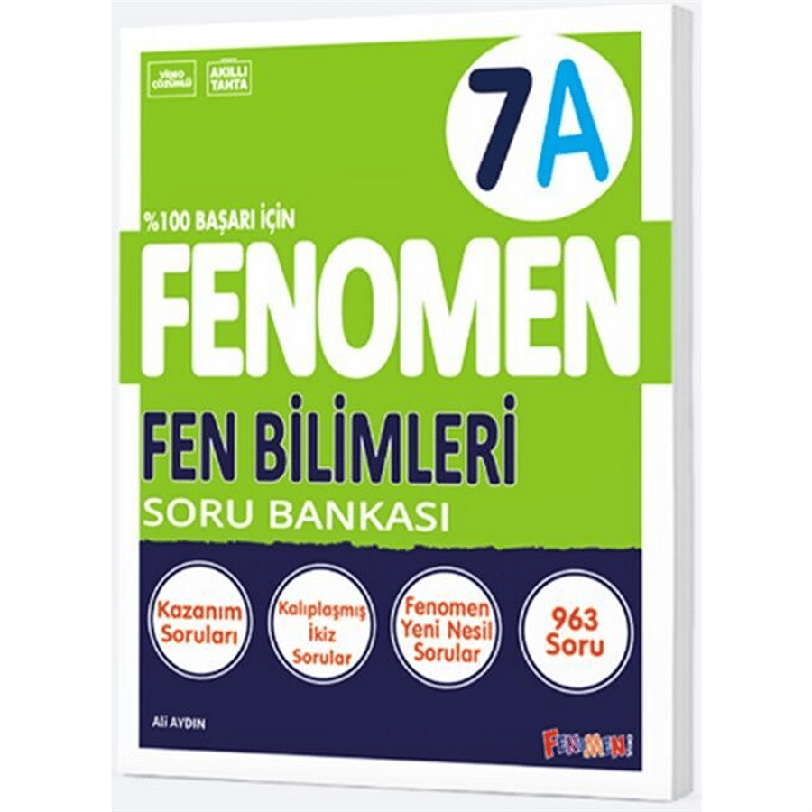 Kurmay Yayınları FENOMEN 7 FEN BİLİMLERİ SORU BANKASI (A)