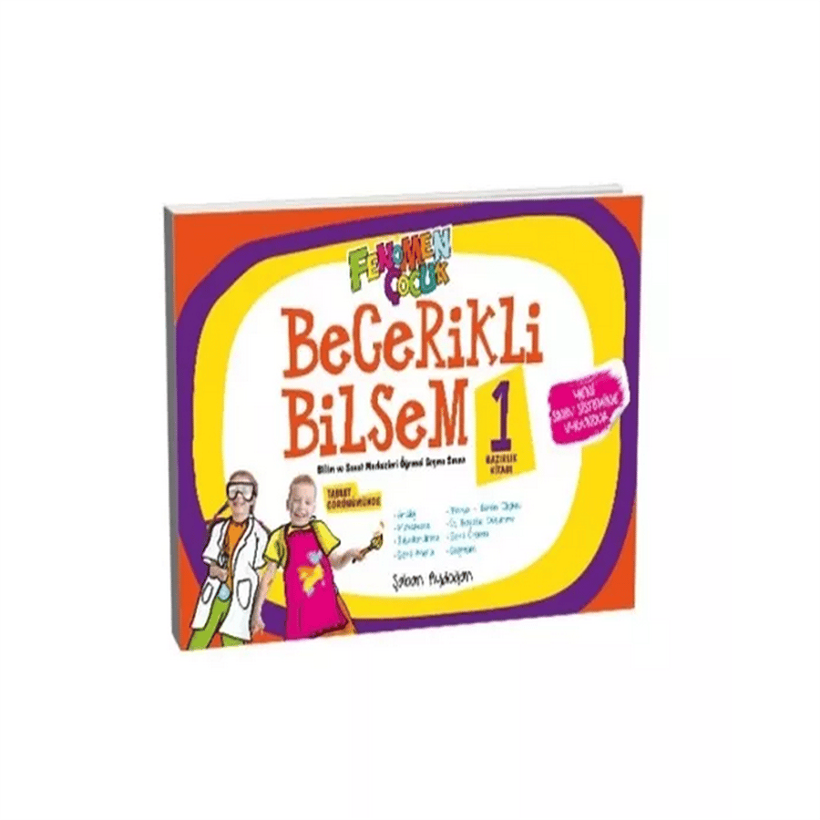 Kurmay Yayınları FENOMEN ÇOCUK BECERİKLİ BİLSEM 1 HAZIRLIK KİTABI