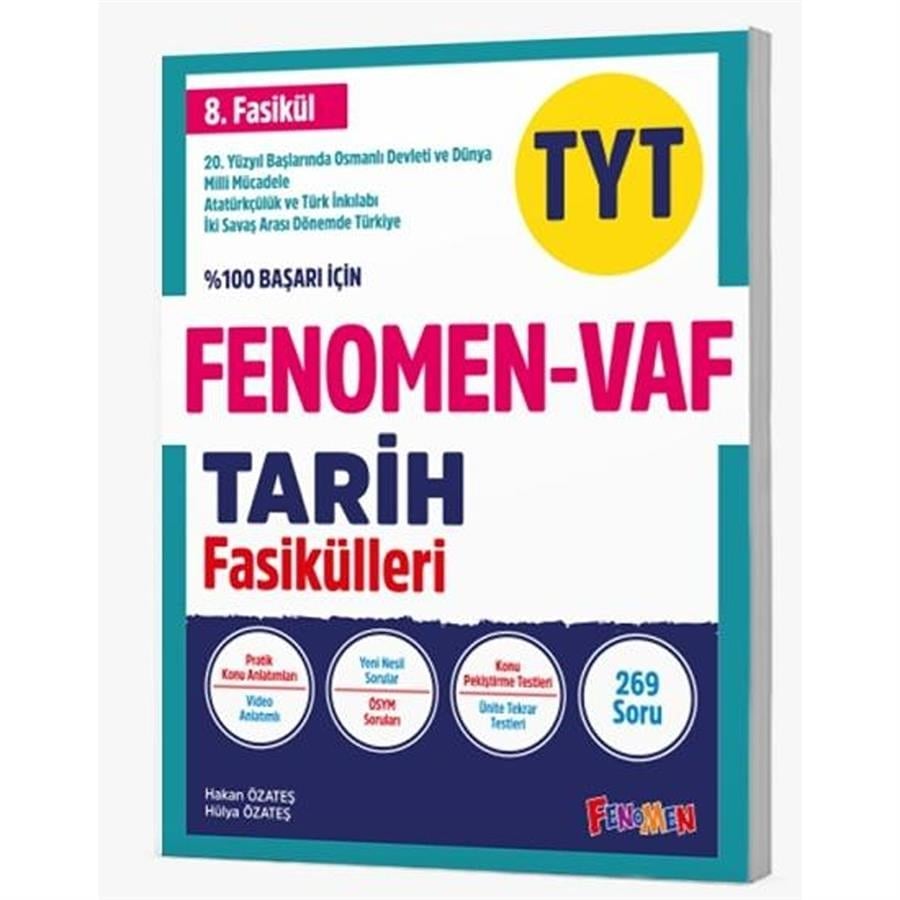 Kurmay Yayınları FENOMEN TYT VAF TARİH 8.FASİKÜL 20. YÜZYIL BAŞLARINDAN OSMANLI DEVLETİ ve DÜNYA