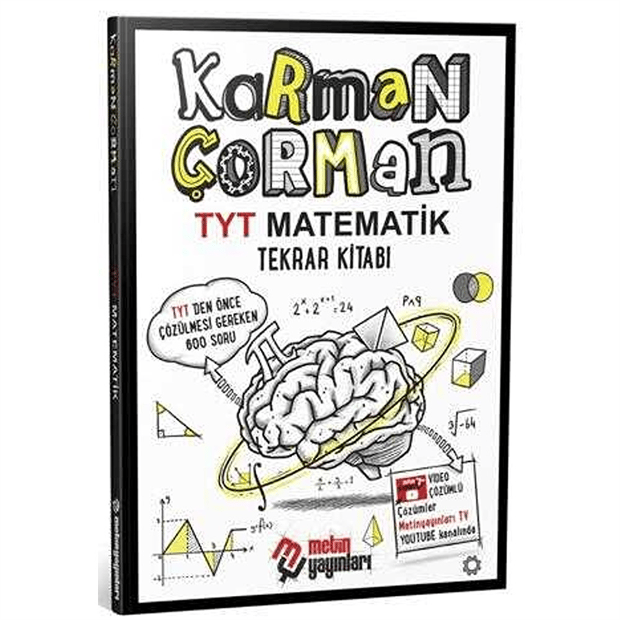 Metin Yayınları - Karman Çorman TYT Matematik Tekrar Kitabı